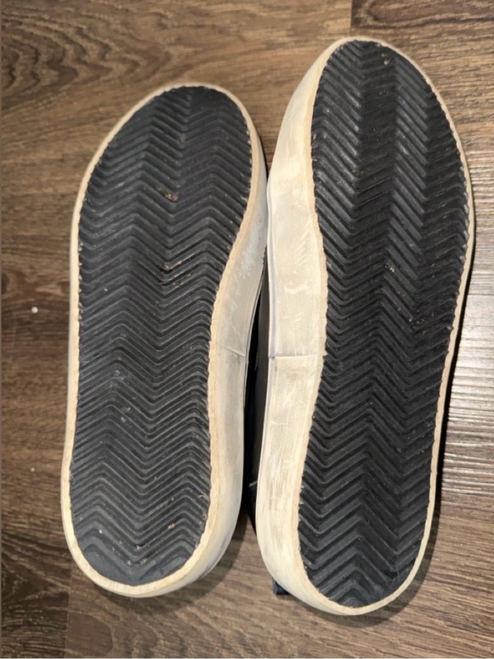 Golden Goose Hanami Private Edition Leather Slip-On Sneakers with Silver Star - Picture 5 of 16